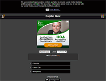 Tablet Screenshot of capitalquiz.worldclockr.com